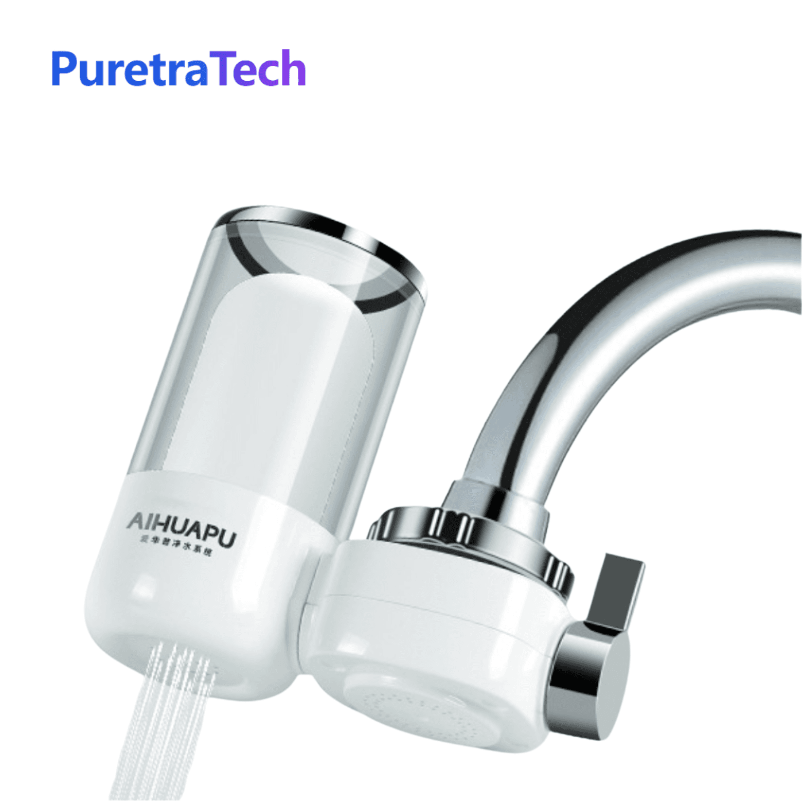 Faucet water purifier, front-mounted household kitchen tap water filter with ceramic core ultrafiltration direct drinking purification water filter