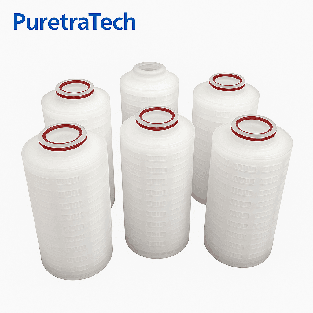 Hydrophilic PTFE Junior Filter Cartridge - Single Layer Pre-Filter with Integrity Test