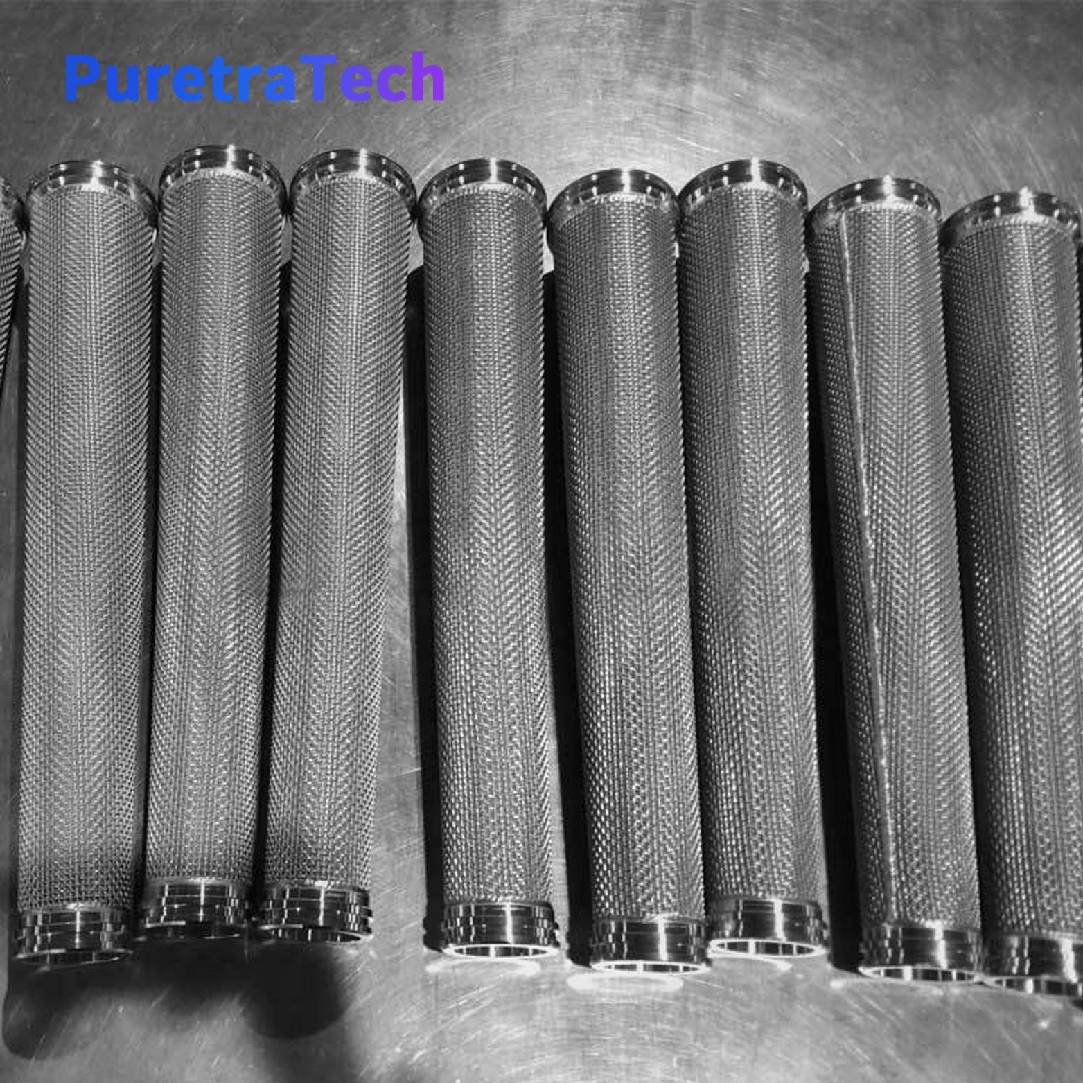 Chemical Industry Stainless Steel Sintered Mesh Filter Cartridge