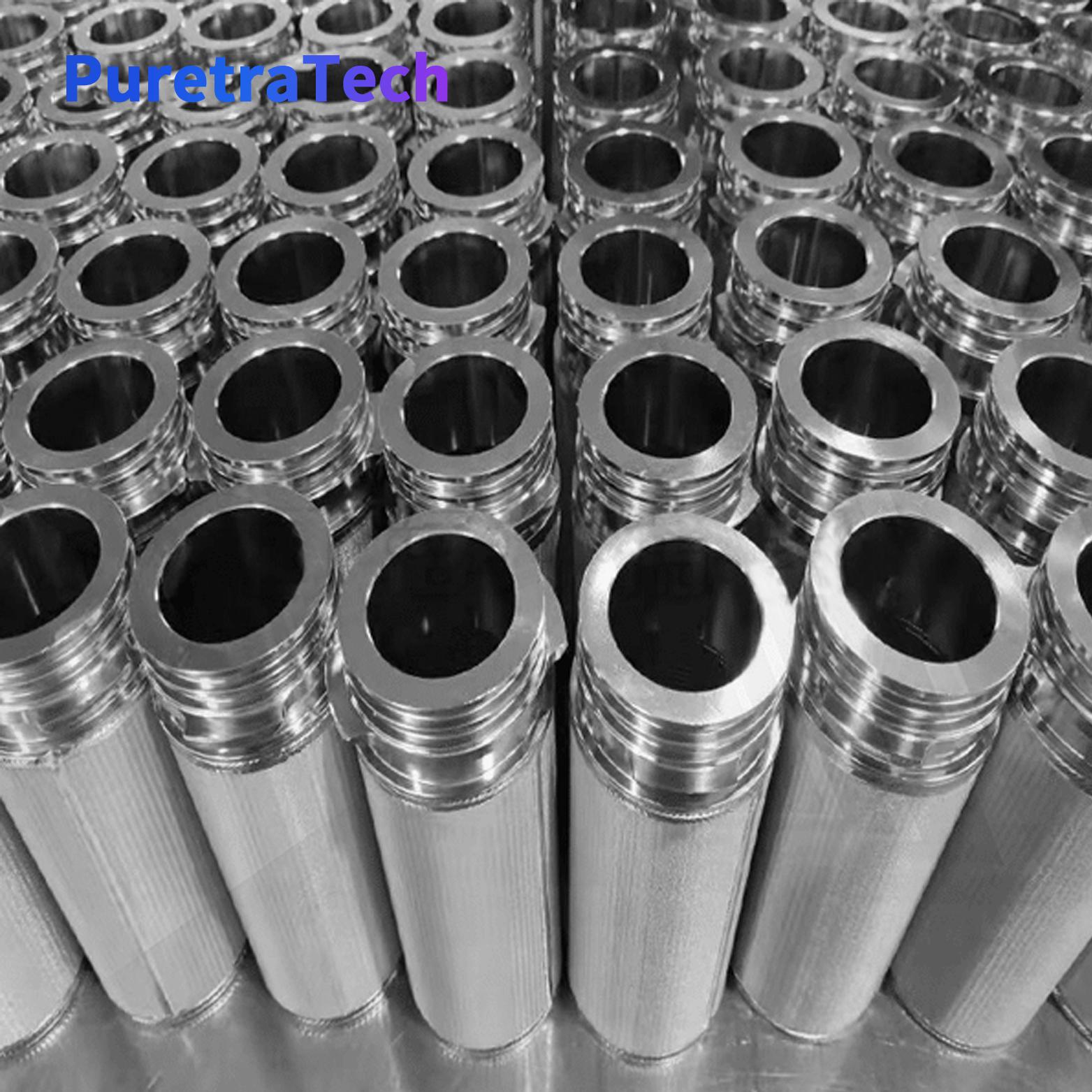 High-temperature Stainless Steel Sintered Mesh Melt Filter Cartridge