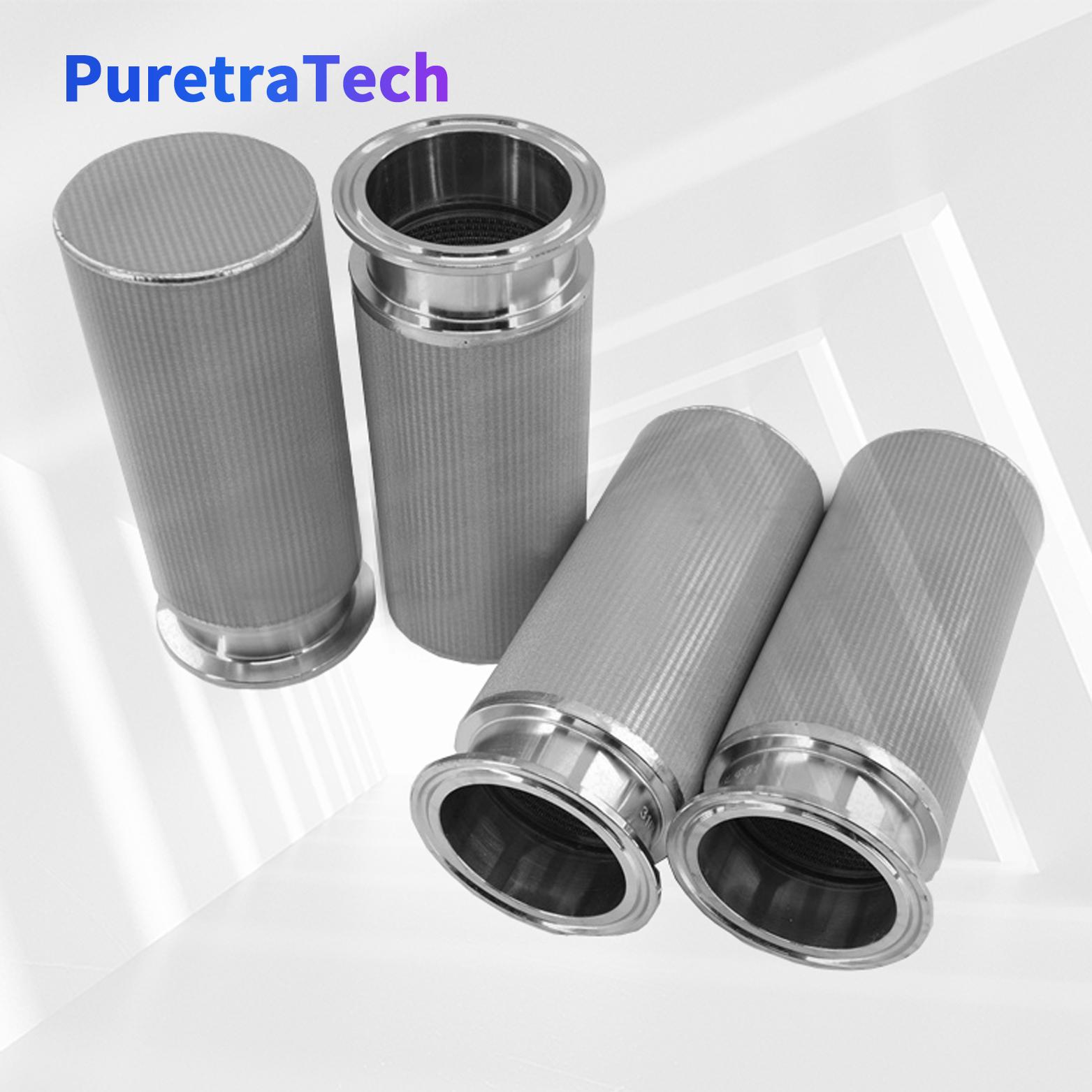 High-temperature Gas Filtration Metal Sintered Filter Cartridge
