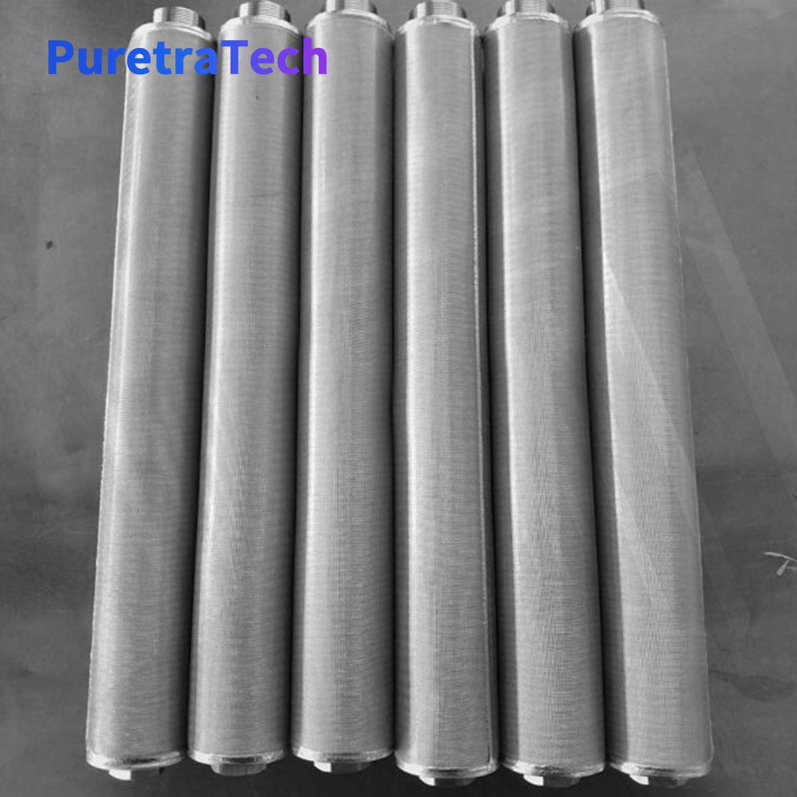 Stainless Steel Sintered Filter Cartridge for Petrochemical Industry