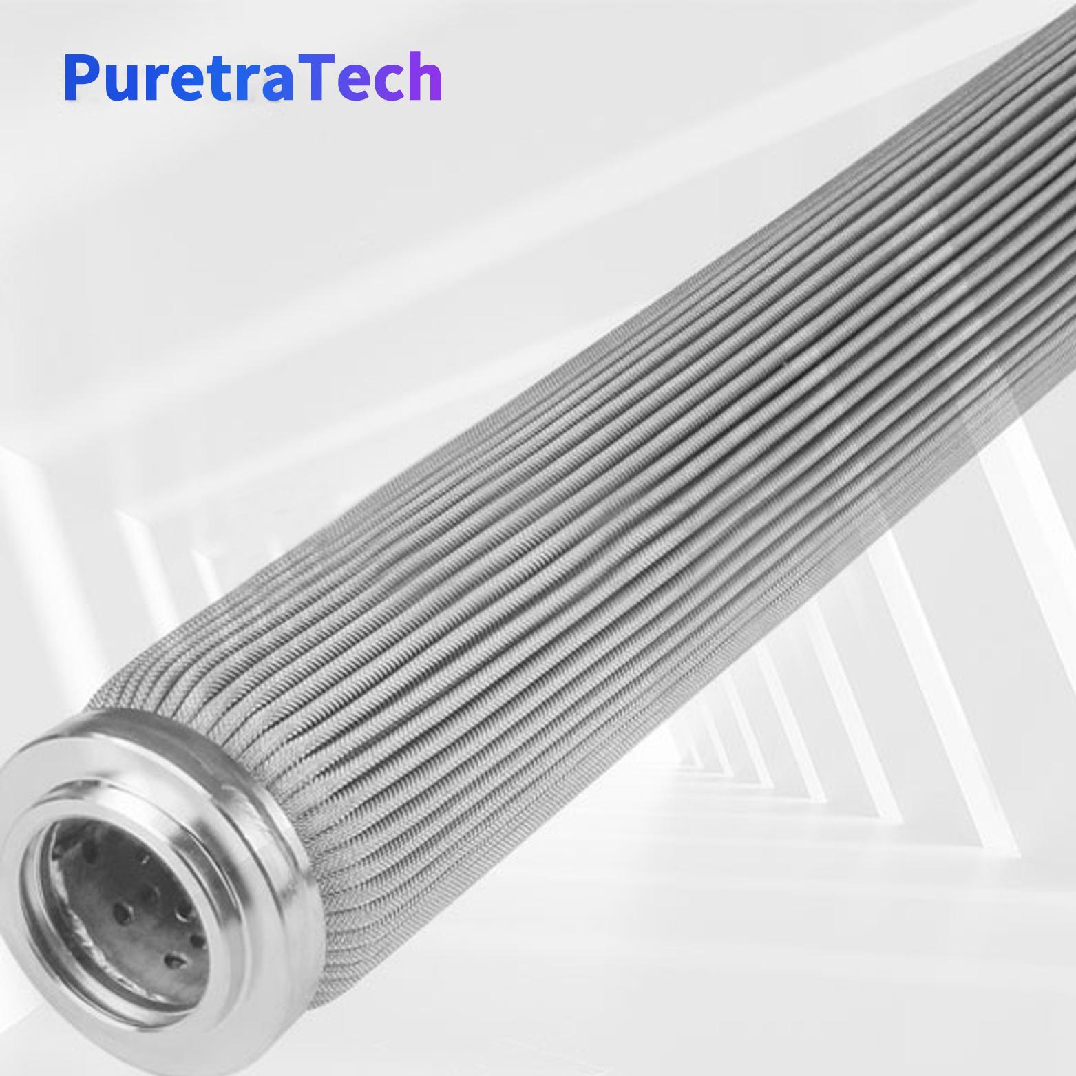 316 Stainless Steel Sintered Felt Pleated Filter Cartridge