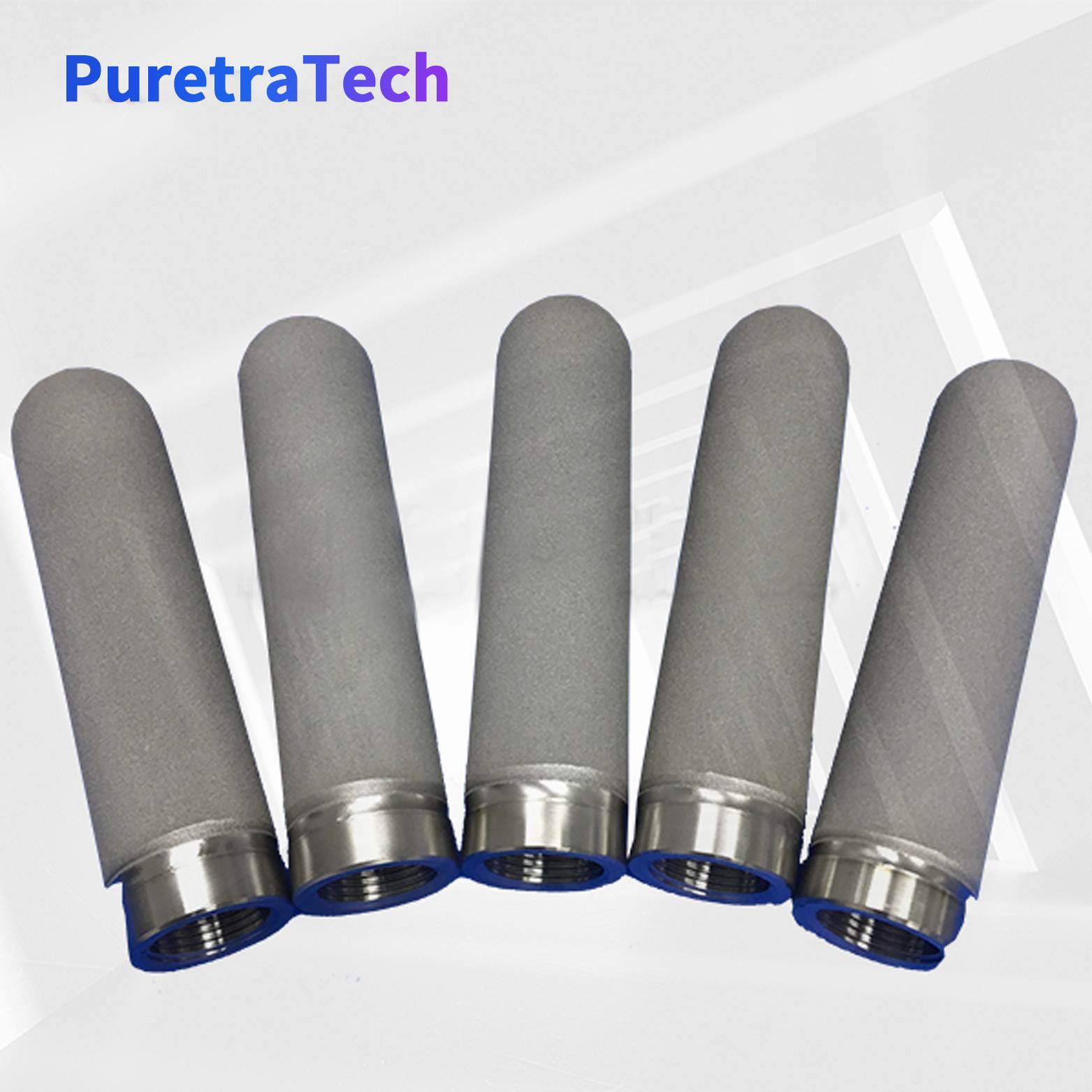 226 Plug-in Acid-Alkali Resistant Pure Titanium Sintered Filter Cartridge